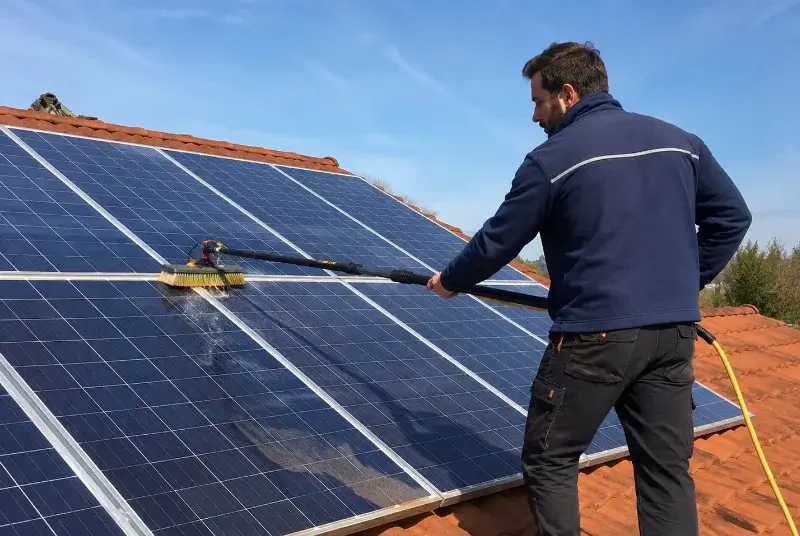 Nettoyage et entretien de panneaux solaires à Esquiule